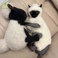 [Mao] Mùa Đông Sphynx Quần Áo Mèo Không Lông Quần Áo Phụ Kiện Dày Ấm Áp Quần Áo Thú Cưng Halloween Mèo Cosplay Trang Phục Cừu VN