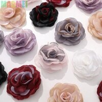 Maomei 10 Miếng Dán Hoa Voan 3D Kẹp Tóc May