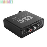 Maomei DAC Digital Sang Analog Audio Converter Toslink Plug and Play cho PS3 / Xbox / Blu-Ray Player / HD DVD / Hệ thống rạp hát tại nhà / Bộ khuếch đại AV