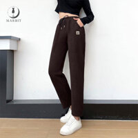 Marbit Xuân Thu Mới Cao Cấp Chân Thẳng Giảm Béo Thường Ngày Quần Dành Cho Nữ Thời Trang Mẹ Attire Harem Quần FHS