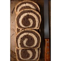 Marble sourdough bread-Bánh mì đen mix ngũ cốc yến mạch men tự nhiên-Thuần chay