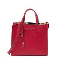 Marc Jacobs M0015685 Red Mini Grind Women's Leather Top Handle Bag