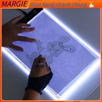MARGIE A4 Truy tìm bản sao LED BAN Đèn Light Pad nhẹ 3-Mode Dimming Control Art Supplies cho các nghệ sĩ vẽ phác thảo