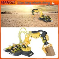 MARGIE Cúp đồ chơi cơ học cơ học thủy lực lấy kẹp DIY DIY Birthday Quà tặng Thí nghiệm khoa học Arm Robot Arm cho nhà 8 tuổi+