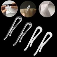 Margredy 1000 Chiếc Kẹp Áo Sơ Mi Nhựa, Pin Sơ Mi Trắng Trong Suốt 38 Mm, Nóng Với Chống Trơn Trượt Răng Tất Gói Kẹp May Đóng Gói
