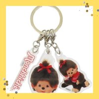 Marimo Craft Monchichi 3strand acrylic keychain girl W44 x H45mm or less (each acrylic part) MOC-013