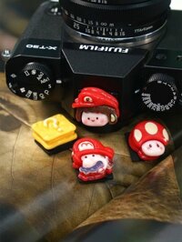 Mario Camera Hot Shoe Cover Thích Hợp Cho Nikon Z30 ZFC Fuji XH2 XS20 Sony ZV1 Canon Chống Bụi