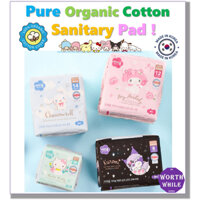 Marisom Bộ Quà Tặng sanitary pad / sanrio Bằng 100% cotton Hữu Cơ + Đệm sanrio