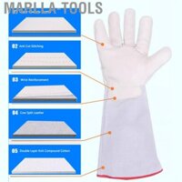 MARLLA-Tools Găng tay nitơ lỏng Sponge Lớp lót bằng da nhân tạo Stitching Stitching cho các sản phẩm đá khô