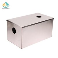[Marr] 35 * 20 * 20cm Cho Nhà Hàng Nhà Bếp Dụng Cụ Xử Lý Nước Thải Nhà Bếp Dụng Cụ Xử Lý Nước Bằng Thép Không Gỉ Bẫy Mỡ Chặn Dầu Tách Nước Tốt