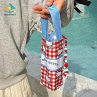 [Marr] Ô Sanrio Hello Kitty Ô dù nhựa màu đen Ô dù nắng và mưa Chống tia cực tím Năm ô chống nắng tốt