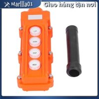 Marris-Tools Cần cẩu điều khiển từ xa Công tắc tời nâng Hộp nút nhấn Bộ chống mưa 220V/500V COB‑62