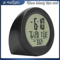 Marris-Tools  Đồng hồ đo nhiệt độ kỹ thuật số trên ô tô mini tự động chạy bằng năng lượng mặt trời