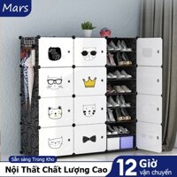 MARS TỦ NHỰA ĐỂ GIÀY DÉP KIỂU MỚI Kệ Giày Lắp Ghép Đa Năng Tủ Đựng Giày Dép- ( Bán lỗ thanh lý )