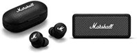 Marshall Mode II &amp; Loa di động Bluetooth Emberton - Tai nghe không dây và Loa di động Bluetooth đen