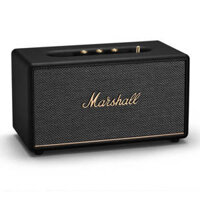 Marshall STANMORE III Portable Speakers – Black and Brass, Bluetooth 5.2, 80W, AUX, RCA, Knob