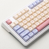 Marshmallow Keycaps Cotton Candy keycap 132 Phím XDA Profile PBT Dye Subbed Keycaps Cho Cherry MX Switch Bàn Phím Cơ RK61 / Anne Pro 2 / GK61