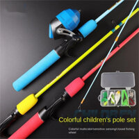 Marssports Bộ Cần Câu Cá Sợi Thủy Tinh Màu Hồng / Đỏ Chất Lượng Cao