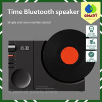 Mart - Loa để bàn phong cách Đĩa Than Retro New Wireless Bluetooth Speakers Desktop