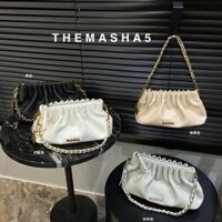 Martha's 2025 spring and summer new women's bag, high-end chain cloud bag, fashionable all-matching single-shoulder cross-body bag, small bag