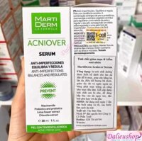 Martiderm Acniover Serum Giá Bao Nhiêu? Mua Ở Đâu Chính Hãng?
