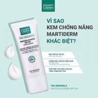 [Martiderm ] Kem Chống Nắng Phổ Rộng Toàn Diện The Originals Proteos Screen SPF50+