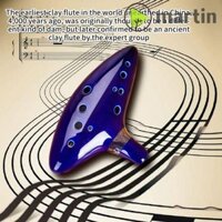 Martin1 1 Bộ Sáo Ocarina, C Tone Alto C Ocarina of Time, Nhạc Cụ Tàu 12 Lỗ Gốm Ocarina Lớp Nhạc