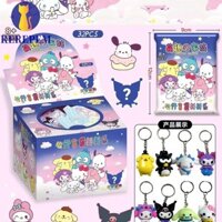 Martin1 32 Chiếc Capybara Hoạt Hình Mặt Dây Chuyền, Đèn Ngủ Rùa Labubupu Kuromi Đèn Ngủ Móc Khóa, Quà Tặng Sinh Nhật Trái Cây Em Gái Giai Điệu Của Tôi Hoạt Hình Dễ Thương Mô Hình Mini Móc Khóa Trẻ Em