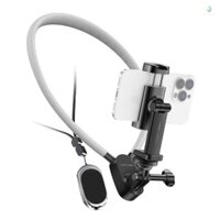 Martvsen S7 PRO Giá đỡ cổ máy ảnh gắn với kẹp điện thoại POV Vòng cổ máy ảnh gắn với tấm từ tính chống rung thay thế cho Hero 12 / 11 / 10 / 9 iPhone 15 / 14 / 13 / 12 Vlog A