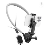 Martvsen S7 PRO Giá đỡ cổ máy ảnh gắn với kẹp điện thoại POV Vòng cổ máy ảnh gắn với tấm từ tính chống rung thay thế cho Hero 12 / 11 / 10 / 9 iPhone 15 / 14 / 13 / 12 Vlog A