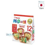 Marukome Súp Miso ăn liền 4 vị
