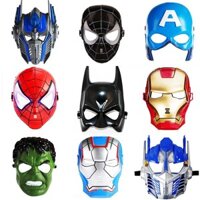 Marvel Avengers Siêu Anh Hùng Captain America Người Nhện Hulk Người Sắt Batman Đèn Led Mặt nạ Lá Chắn Phóng Găng Tay Cho Trẻ Em Bé Trai Halloween Cosplay Quà Tặng