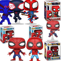 Marvel Funko Pop SpiderMan 2099 Across The Spider Verse Spider Punk Nhân Vật Hành Động Đồ Chơi Mô Hình