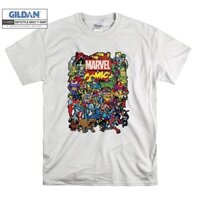 Marvel Truyện Tranh Anh Hùng Nhóm Áo Thun Quà Tặng Áo nam Unisex