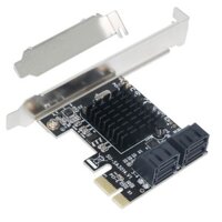Marvell 88SE9215 PCIE Sang Thẻ SATA PCI-E Adapter PCI Express Sang SATA3.0 Thẻ Mở Rộng 4Port SATA III 6G Cho SSD HDD IPFS Khai Thác