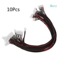 Mary 10 Pc JST-XH Cắm 6S Lipo Cân Bằng Dây Nối Dài Dẫn 30cm Cho Xe RC Thuyền Máy Bay