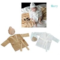 Mary 2 Chiếc Đạo Cụ Chụp Ảnh Cho Bé Băng Đô Áo Tắm Bộ Quần Áo Ảnh Sơ Sinh