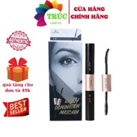 Mascara Chuốt Mi 2 Trong 1 Làm Dài Và Cong Mi Tự Nhiên Vacosi Lash Domination Mascara 10g - VM09