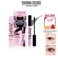 Mascara dày và dài mi Sivanna Colors Queen Extreme Multiplying Volume Mascara Bền Màu, Không Lem Trôi 7g HF9034