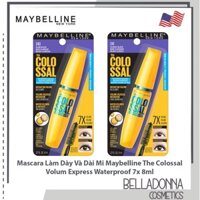 Mascara Làm Dày Và Dài Mi Maybelline The Colossal Volum Express Waterproof 7x 8ml (2 Màu)