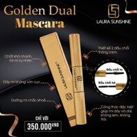 [MASCARA] LAURA SUNSHINE GOLDEN DUAL MASCARA – Chuốt mi 2 đầu, làm dày & dài mi