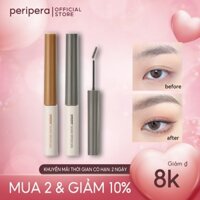 Mascara lông mày Peripera chống nước và chống mồ hôi, màu nâu chân chuốt mày peripera-