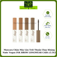 Mascara lông mày Thuần Chay VEGAN Nhiều màu Bền tông by THE FACE SHOP fmgt Ink Brow Longwear Cara 5.5g Hàn Quốc