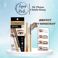 Mascara Mày Browit By Nongchat Setting Eyebrow chuốt định hình lông mày đầu nhỏ