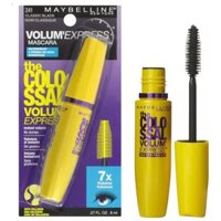 Mascara Maybelline Vàng mẫu mới mực màu đen Dày Mi Cực Đại Magnum Bigshot