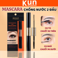 Mascara Nongchat 2 Đầu Browit Professional Duo Mascara 4 + 4g SEXY BLACK siêu chống nước