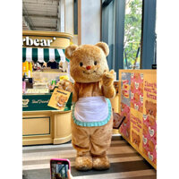 Mascot gấu Bear butter tạp dề dễ thương hàng có sẵn