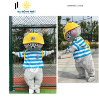 Mascot gấu phong cách trẻ trung