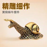 Mascot ốc sên năm mới, quà tặng nhỏ ngày đầu năm mới, gian hàng lễ hội, xu hướng quốc gia, vật phẩm nhỏ, đồ trang trí bằng đồng, phong cách Ins