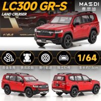 MASDI 1/64 Toyota Land Cruiser LC300 GR-S Mô Hình Xe Mô Phỏng Quy Mô Nhỏ Hợp Kim Xe Ô Tô Mô Hình Trẻ Em Bé Trai Bộ Sưu Tập Đồ Trang Trí Đồ Chơi Xe Ô Tô Quà Tặng#peetyeee